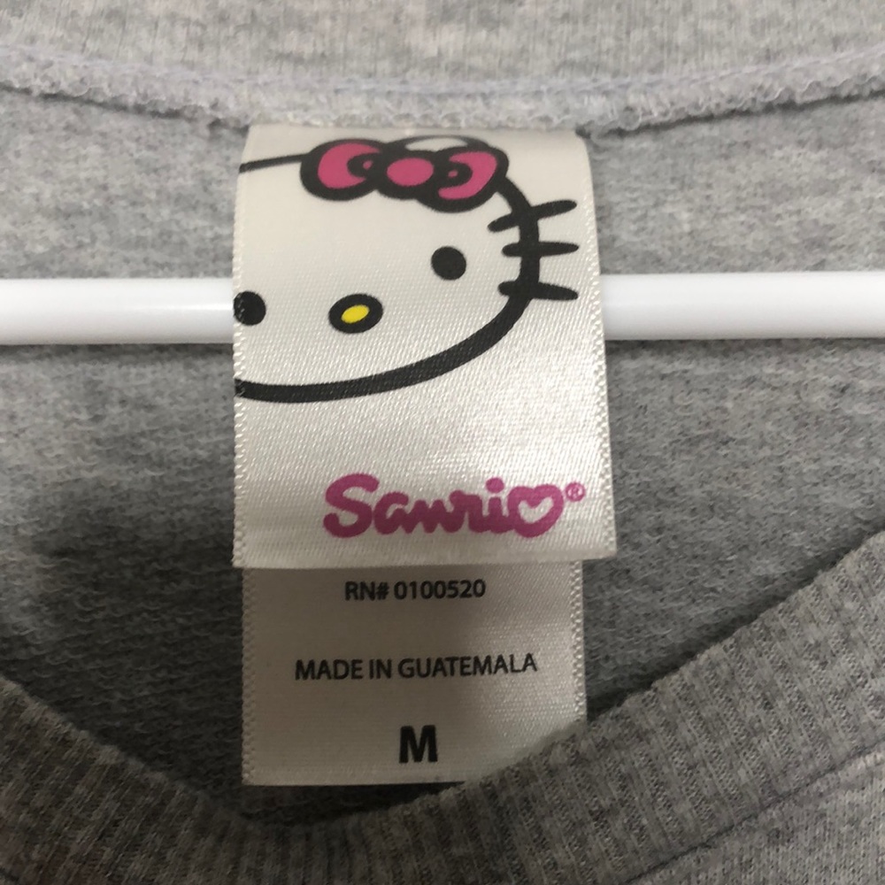 Bonjour Scoop Neck Pullover Sweatshirt Long Sleeve - Picture 6 of 8